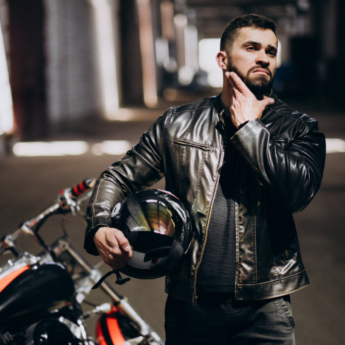 Men's Leather Biker Jackets