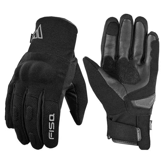 FISA Atom Men’s Winter Gloves Black – Waterproof Insulated Motorcycle Riding Gloves
