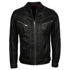 Best Quality Biker Men’s Black Vintage Leather Jacket