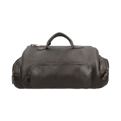 Men’s Genuine Leather Gym Bag – Premium Duffel Bag for Travel, Overnight & Weekend Trips