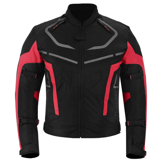 MZONE Valeco Red Jacket – Premium Motorcycle Gear with CE Protection