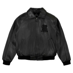 Best Seller Men’s Iconic Avirex Leather Jacket Black American Flight Jacket