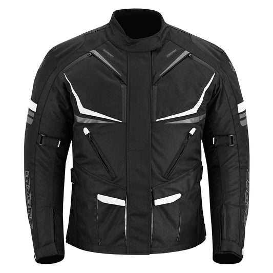 MZONE Nekma Gray & White Jacket – Versatile Streetwear with Premium Comfort