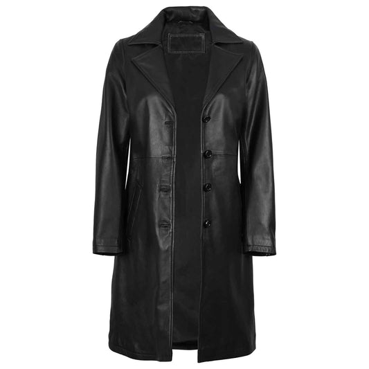 Leather Coats for Women – Genuine Lambskin Long Leather Jacket | Premium Quality