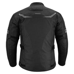 MZONE Nekma Black Motorcycle Jacket – Waterproof Protective Riding Jacket