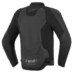 Alpinestars GP Force V2 Black Leather Motorcycle Jacket | CE Certified Sport Riding Jacket
