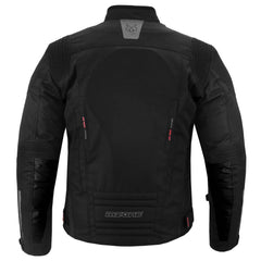 MZONE Valeco Black Jacket – Durable Waterproof Motorcycle Jacket