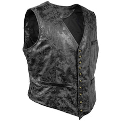 Best Quality Comfortable Men's Faux Leather Cowboy Waist Coat Vest