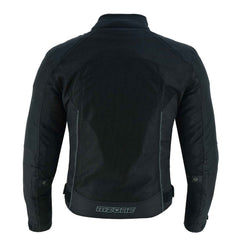 MZONE Ashton Black Summer Jacket / Protection & Waterproof