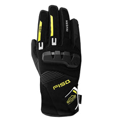 Guantes Fluorescentes Amarillos de Invierno FISA Dirt – Guantes de Moto Impermeables Aislados de Alta Visibilidad