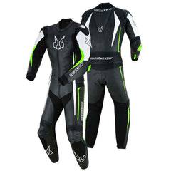 MZONE Imola 2PC Leather Motorcycle Suit – Pro Racing-Grade Safety Gear for Maximum Performance & Protection