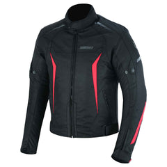 MZONE Sports Red Motorcycle Jacket – Durable Protective Riding Gear