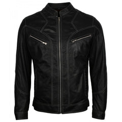Best Quality Biker Men’s Black Vintage Leather Jacket