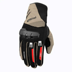 Guantes de invierno FISA Dirt Camel – Guantes de motocicleta impermeables con aislamiento para clima frío