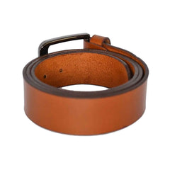 Men’s Light Brown Genuine Leather Belt