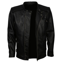 Best Quality Vintage Men's Biker Black Motorcycle Leather Jacket