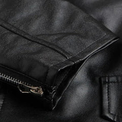 Comfortable Fashion Men's Faux Leather Biker Vest Zippers Slim Fit Male Sleeveless Waistcoat For Men