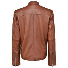 Regals Leather Breathable Lightweight Women's Brown Leather Jacket