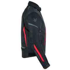 MZONE Sports Red Motorcycle Jacket – Durable Protective Riding Gear