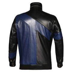 Men’s Black Leather Jacket | Vittorio Classic Biker Style Genuine Leather Jacket