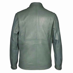 Benjo Turquoise Leather Jacket for Men – Bold, Contemporary Leather Fashion