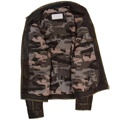 Men's Genuine Leather Biker Jacket Black | Vintage Lambskin Motorcycle Jackets For Men