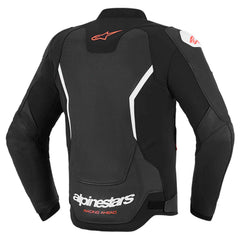 Alpinestars GP Force V2 Black White Leather Motorcycle Jacket | Professional Racing Biker Gear
