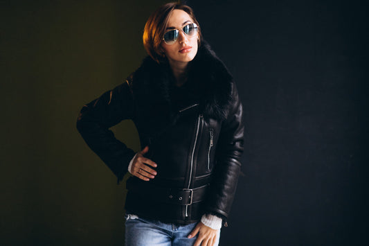 How to Style a B3 Leather Bomber Jacket Winter & Streetwear Outfits