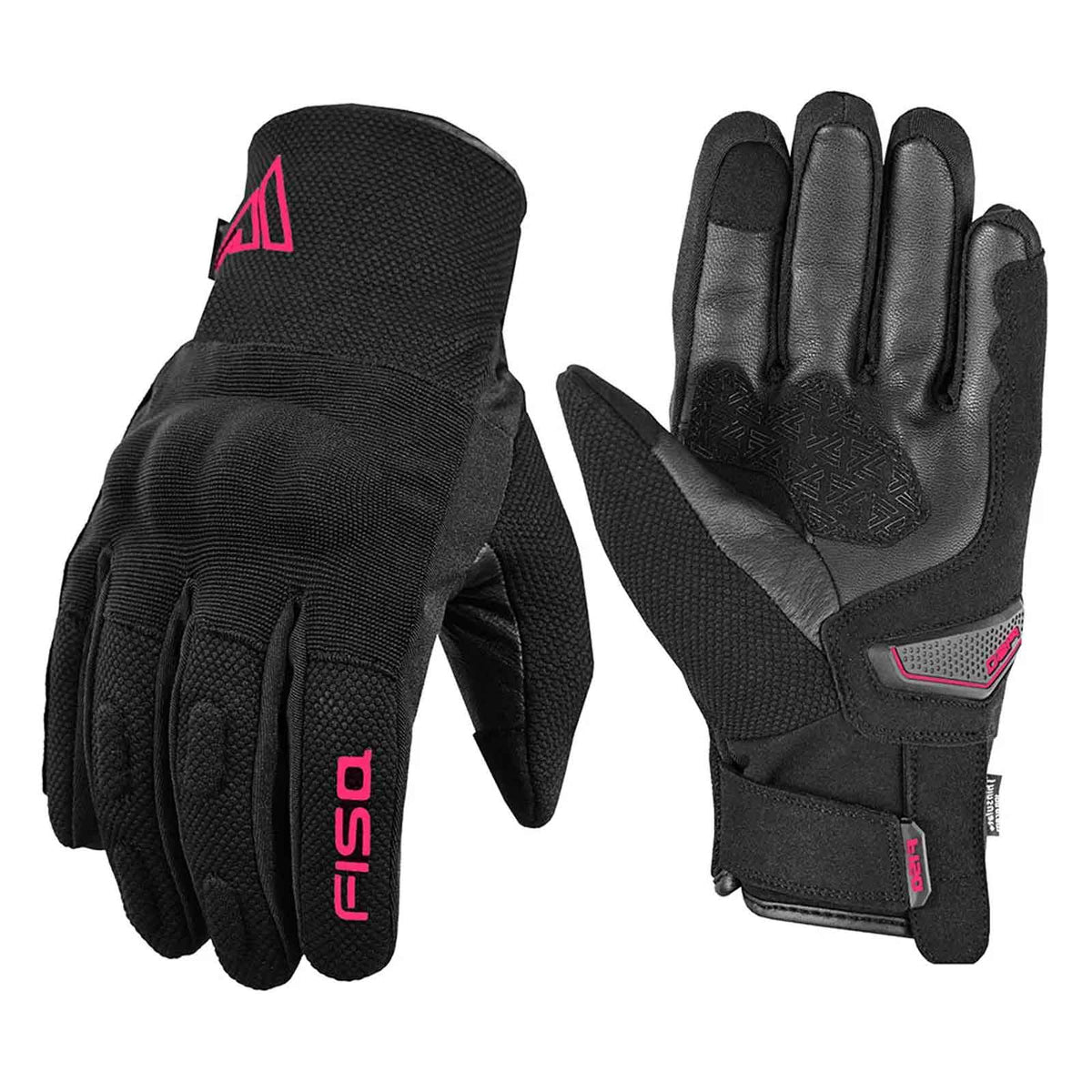 FISA Atom Lady Winter Gloves Pink – Waterproof Insulated Women’s Motorcycle Riding Gloves