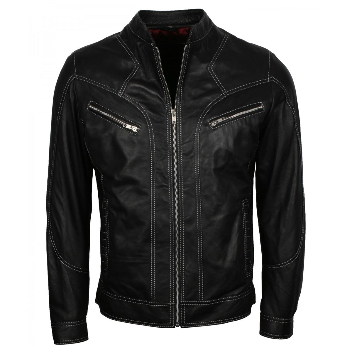 Best Quality Biker Men’s Black Vintage Leather Jacket