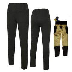 Regals Leather Climate Ladies Kevlar Lined Motorcycle Leggings – Protective Riding Tights for Women