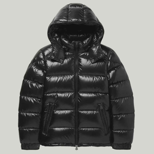 Regals Leather Custom Logo Printed Winter Puffer Bomber Jacket – Outdoor Men's Bubble Jacket