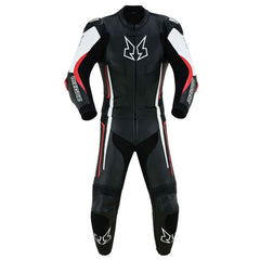 MZONE Imola 2-Piece Racing Suit – Premium Cowhide Leather Motorcycle Gear, CE Protection, High-Performance Biker Suit