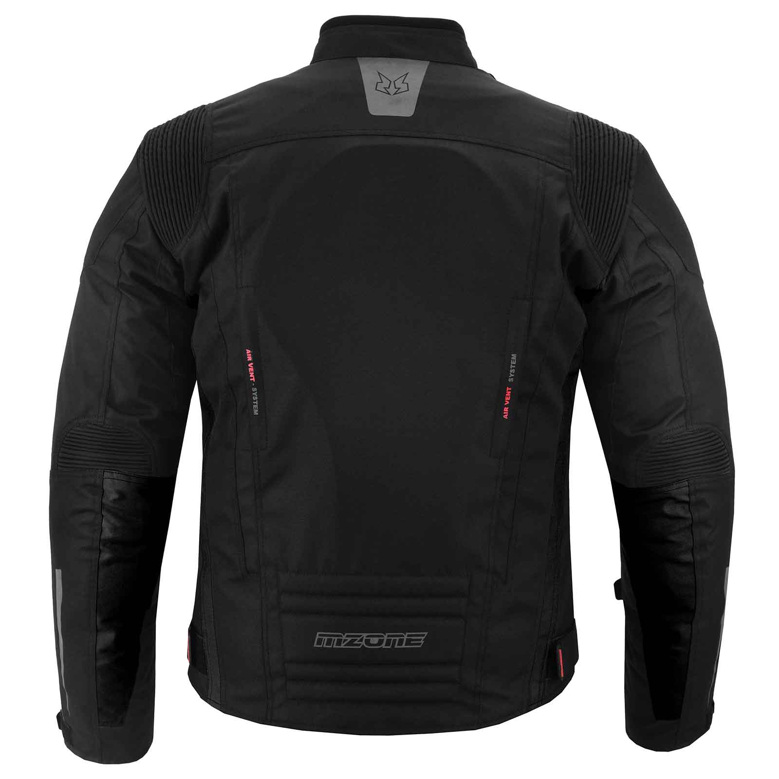 MZONE Valeco Black Jacket – Durable Waterproof Motorcycle Jacket