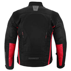 MZONE Valeco Red Jacket – Premium Motorcycle Gear with CE Protection