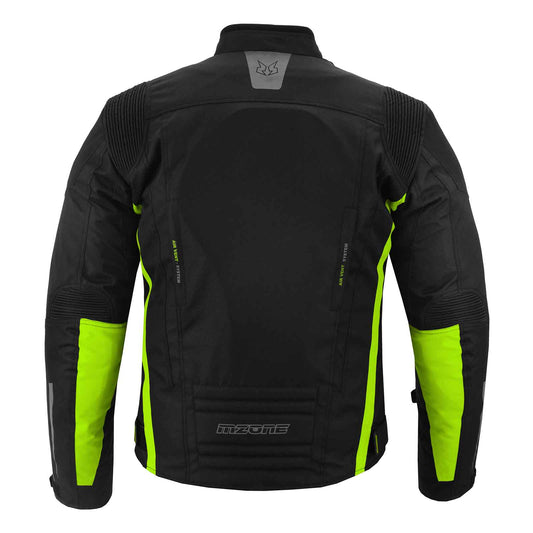 MZONE Valeco Green Jacket – Premium Motorcycle Gear with CE Protection