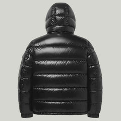 Regals Leather Custom Logo Printed Winter Puffer Bomber Jacket – Outdoor Men's Bubble Jacket