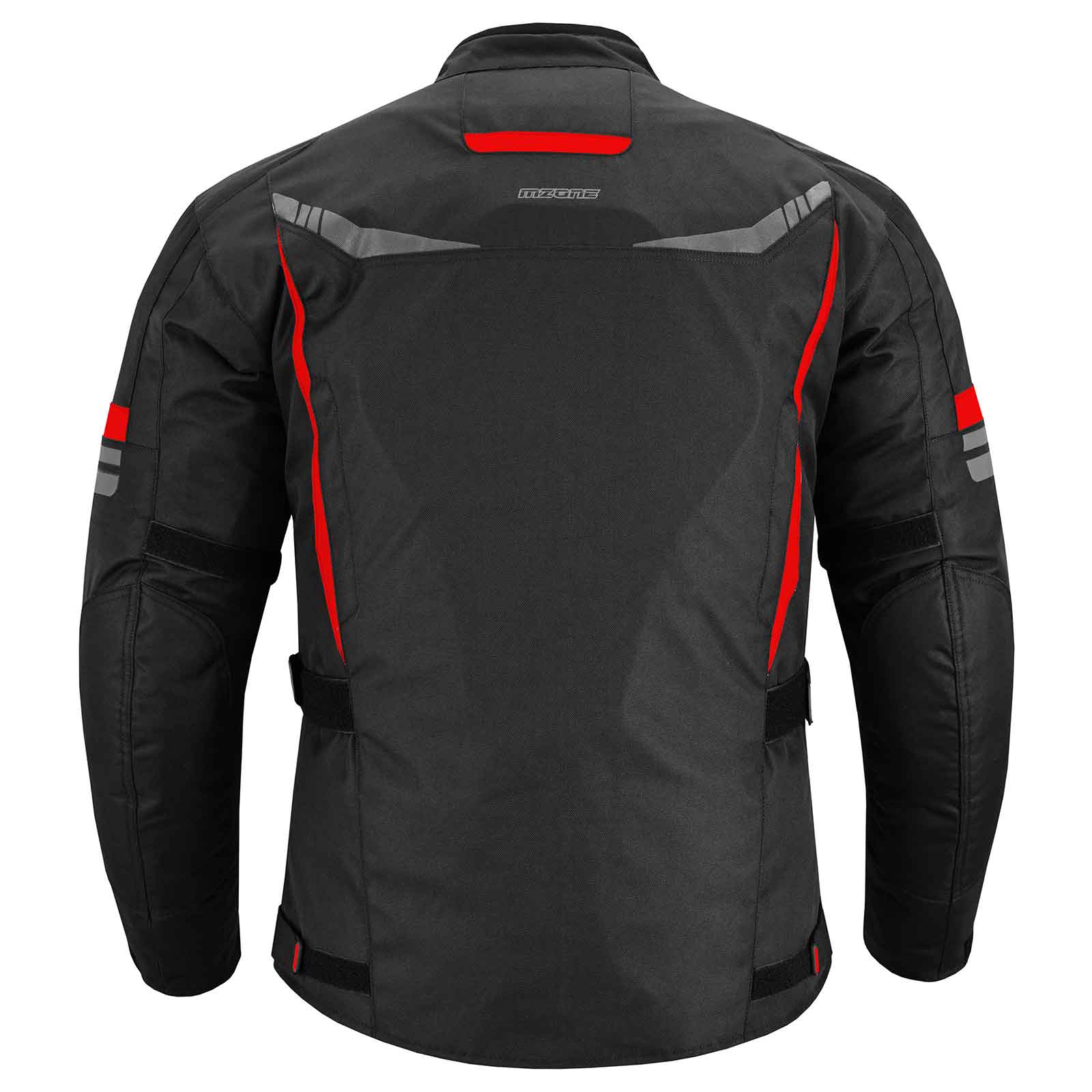 MZONE Nekma Red Jacket – Waterproof Motorcycle Jacket with CE Protection and Adjustable Fit