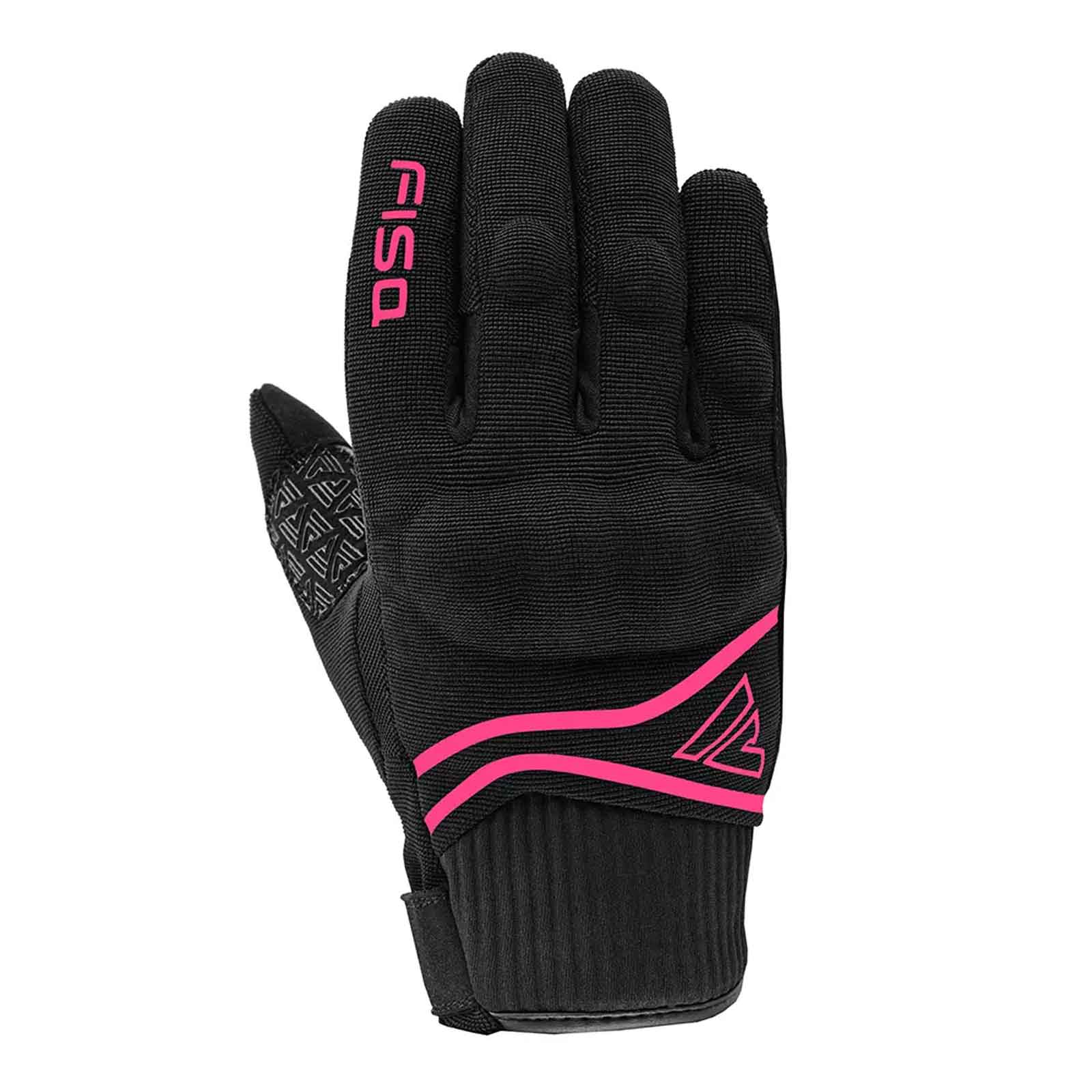 Guantes de verano para mujer FISA Sandro Lady Rosas – Guantes de moto ligeros y transpirables para mujer