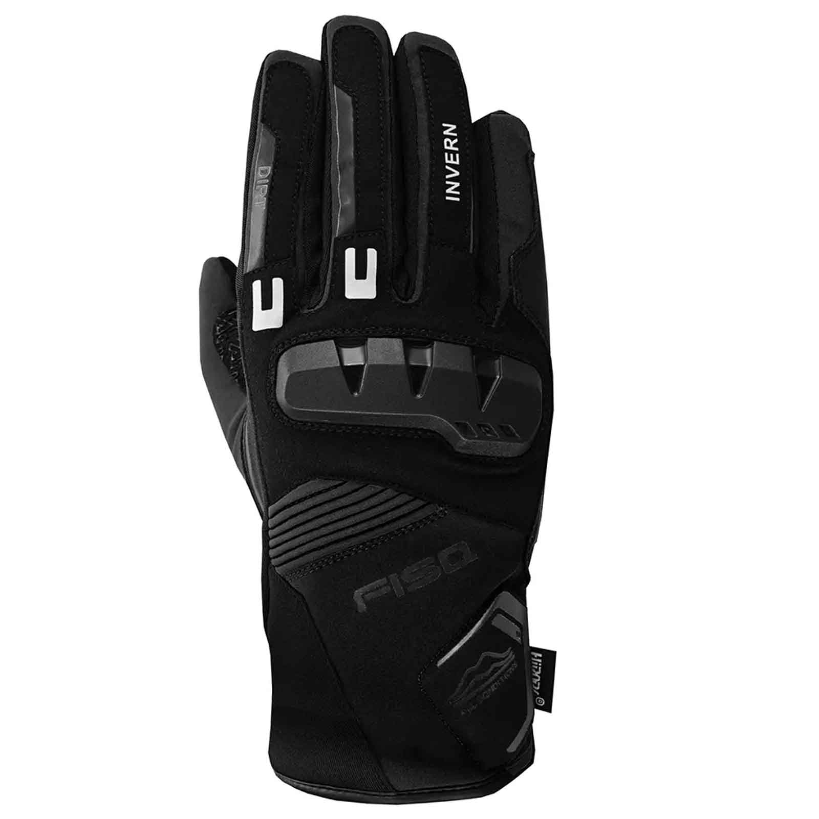 Guantes de invierno FISA Dirt negros – Guantes de moto aislados e impermeables