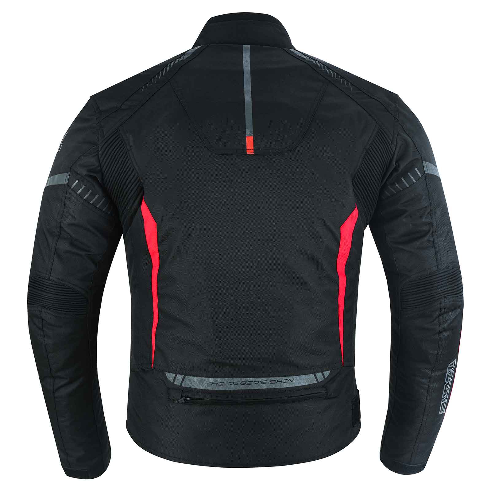 MZONE Sports Red Motorcycle Jacket – Durable Protective Riding Gear