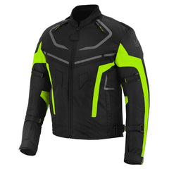 MZONE Valeco Green Jacket – Premium Motorcycle Gear with CE Protection