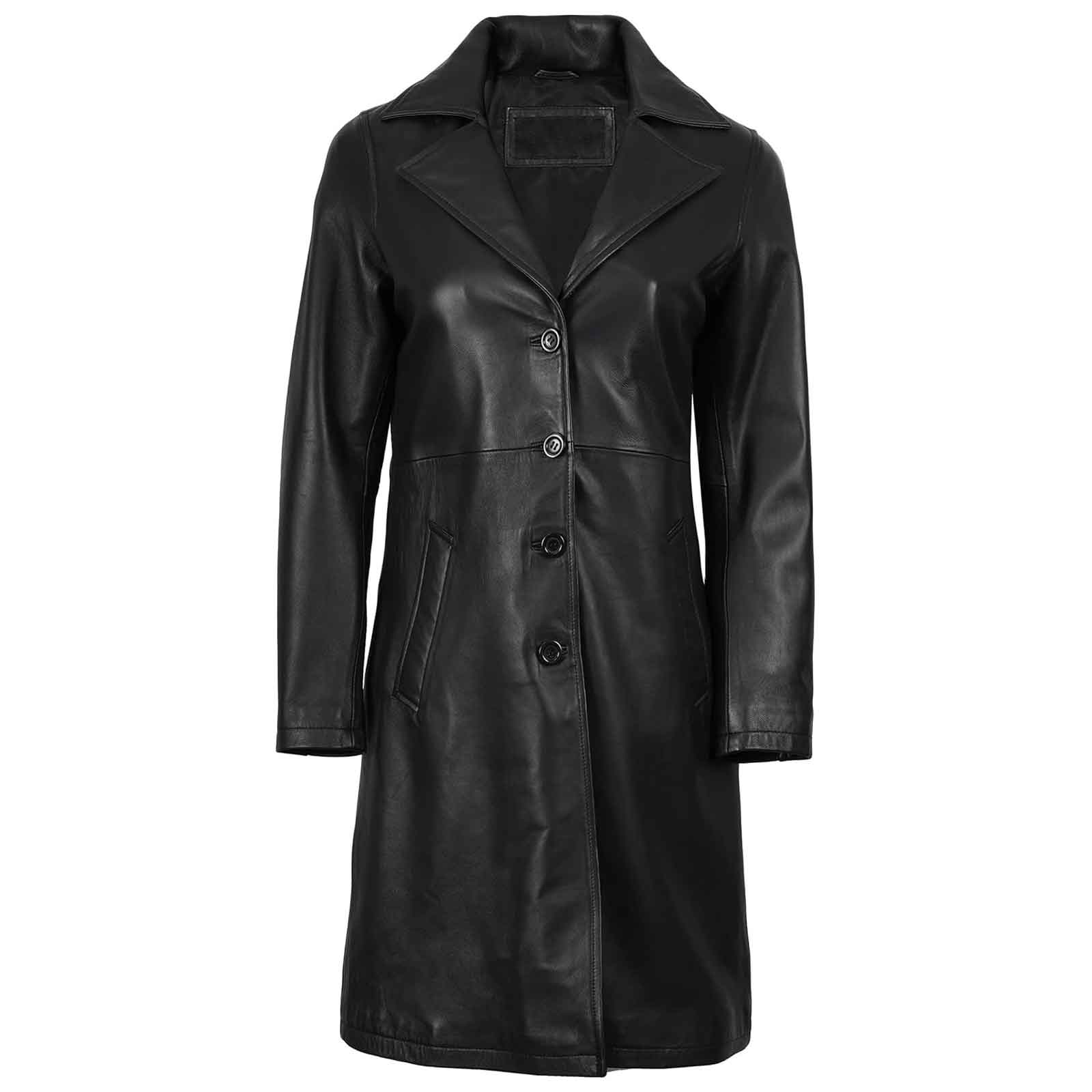 Leather Coats for Women – Genuine Lambskin Long Leather Jacket | Premium Quality
