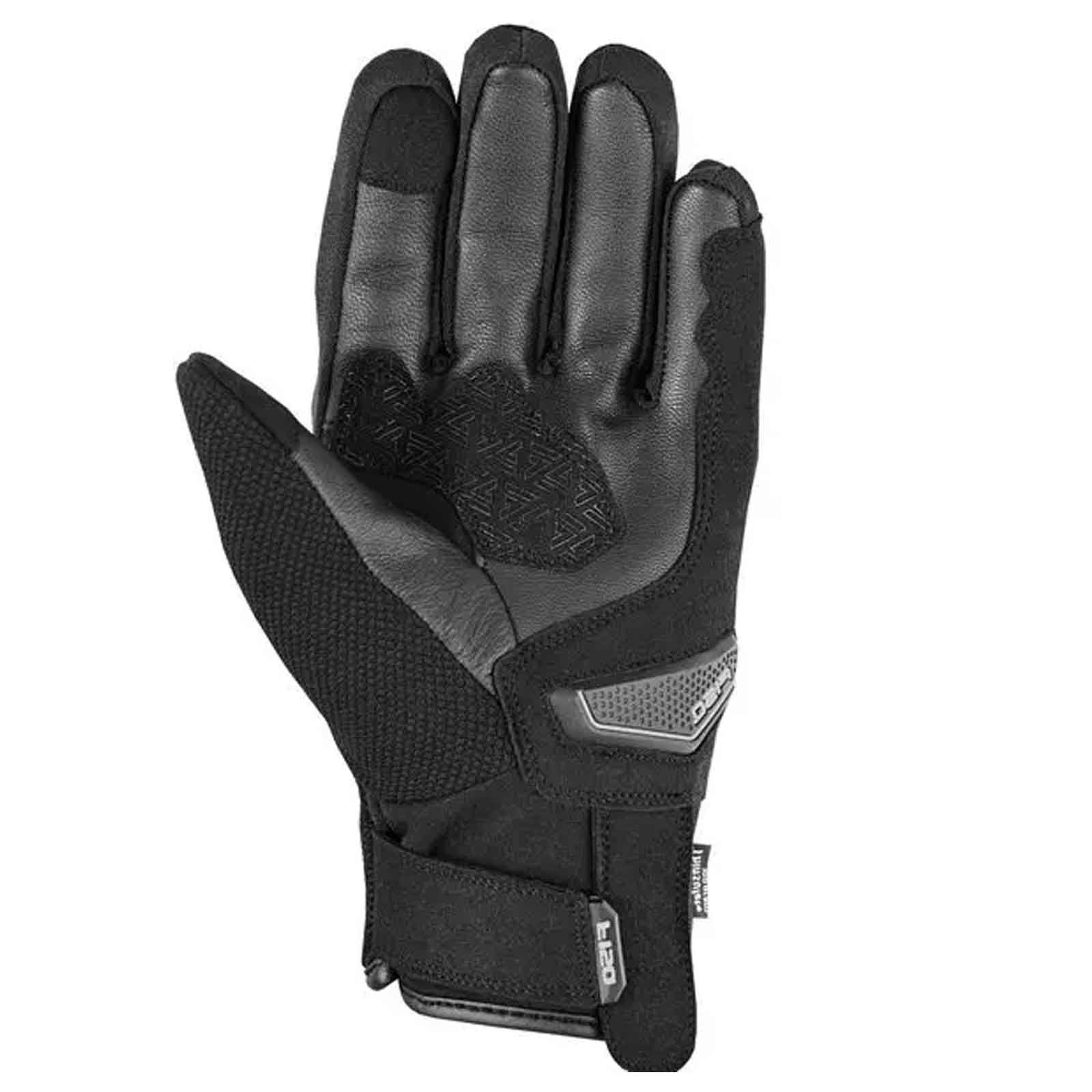 FISA Atom Lady Winter Gloves Negro – Guantes de Moto Impermeables Aislados para Mujer