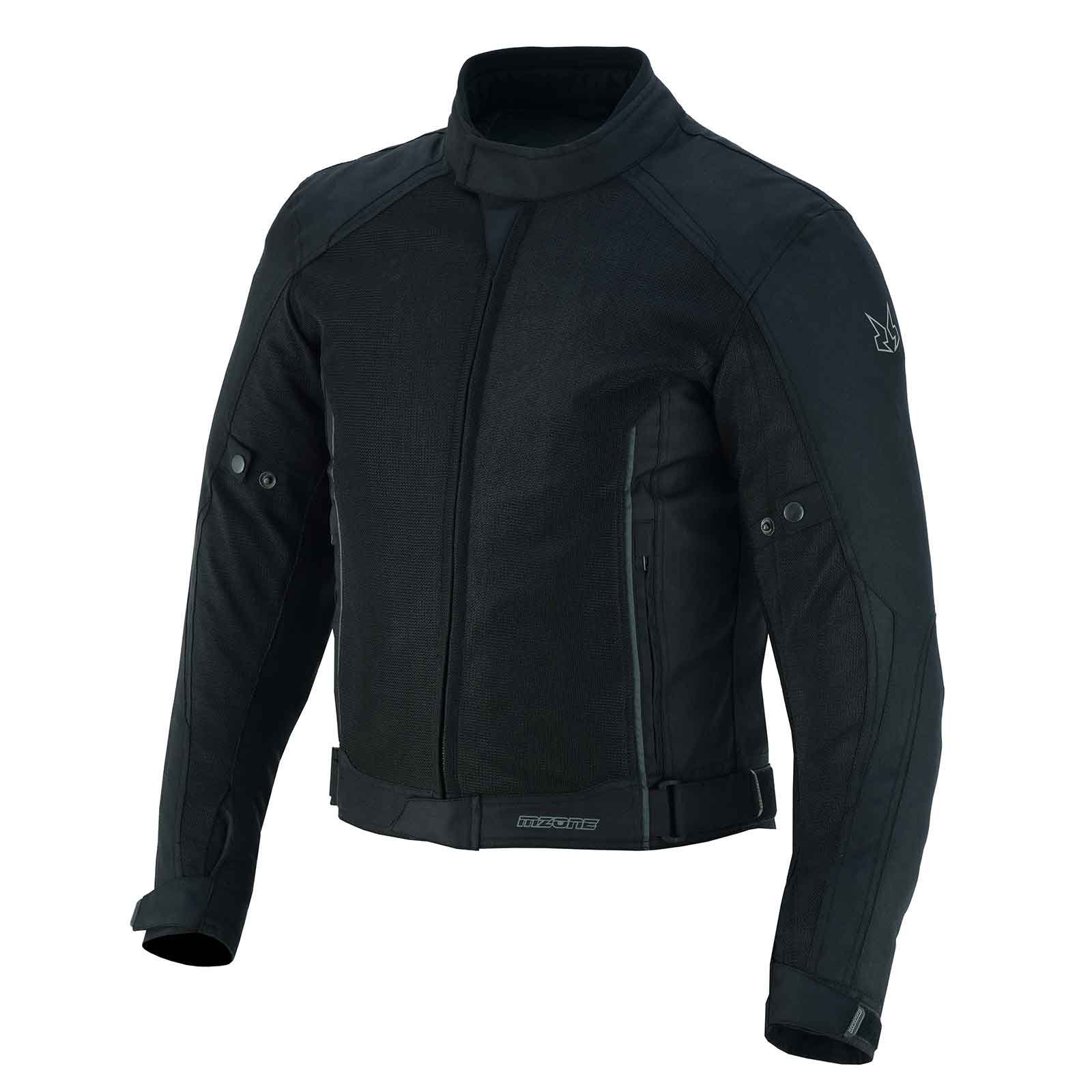 MZONE Ashton Black Summer Jacket / Protection & Waterproof