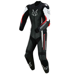 MZONE Imola 2-Piece Racing Suit – Premium Cowhide Leather Motorcycle Gear, CE Protection, High-Performance Biker Suit