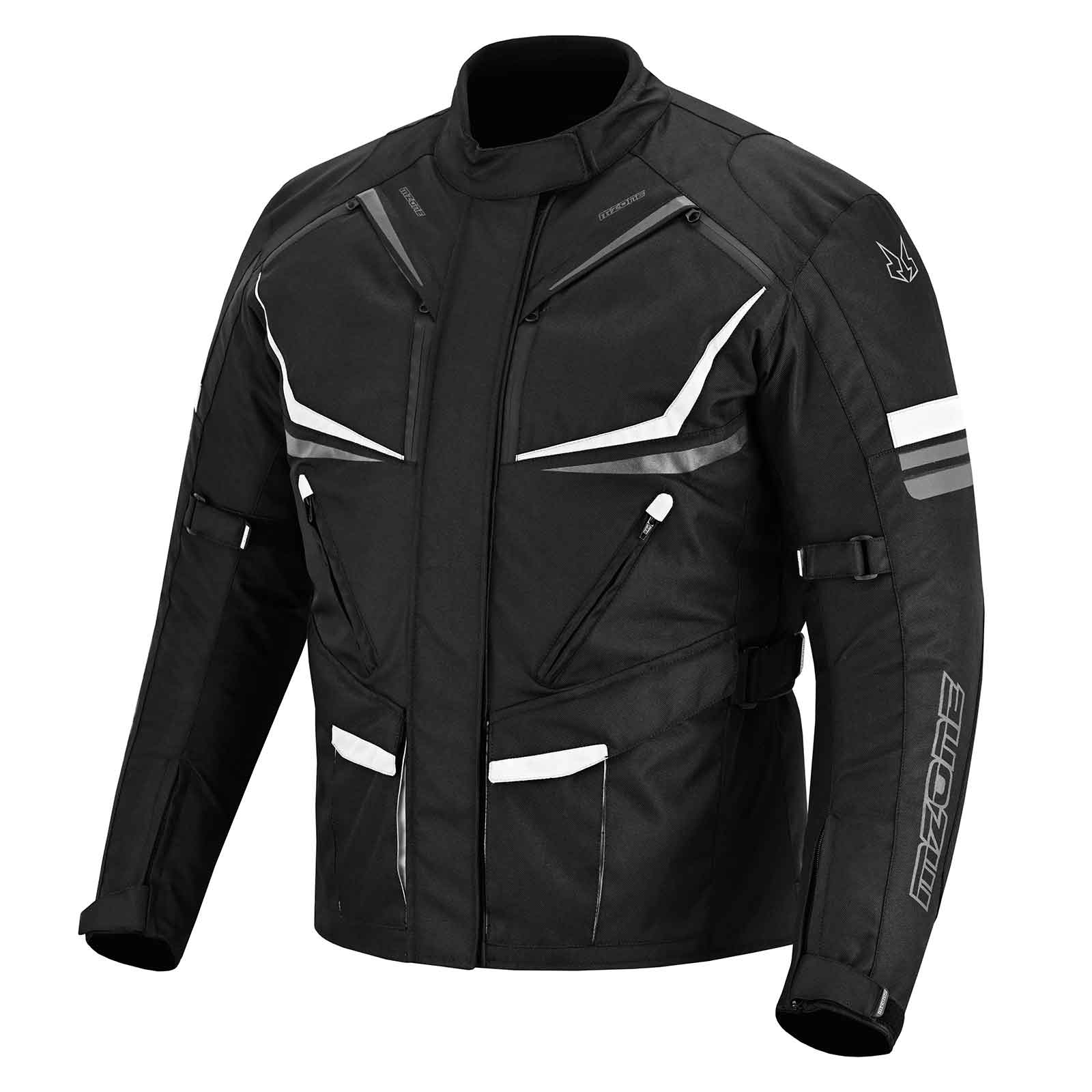 MZONE Nekma Gray & White Jacket – Versatile Streetwear with Premium Comfort