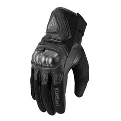 Guantes Negros FISA FX3 – Guantes de Moto Duraderos con Agarre y Comodidad Mejorados