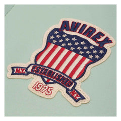 Best Quality Men’s Avirex Leather Jacket Light Green Leather Bomber Jacket Pilot Style