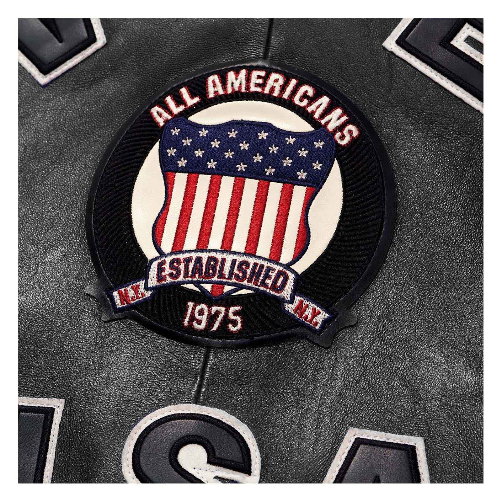 Best Seller Men’s Iconic Avirex Leather Jacket Black Leather Bomber Jacket Aviator Style